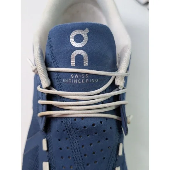 On Running Women’s Cloud Shoes Blue White Swiss Engineering US W10 - Picture 8 of 13